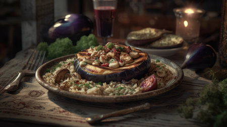 Illustration of various fried rice dishes from around the worldの素材