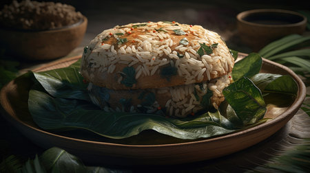 Illustration of various fried rice dishes from around the worldの素材