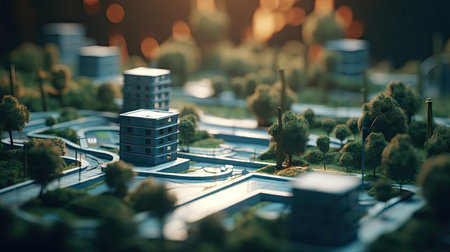 A unique and beautiful golf miniator designの素材