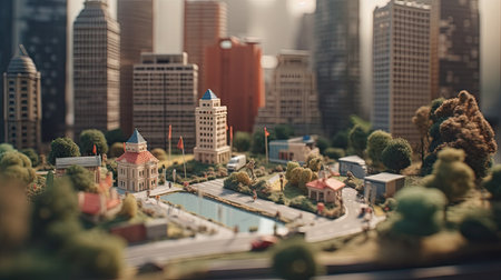 A unique and beautiful golf miniator designの素材