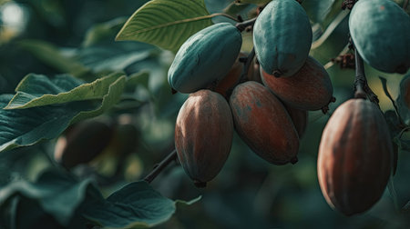 Fresh PAW PAW Fruit illustrationの素材