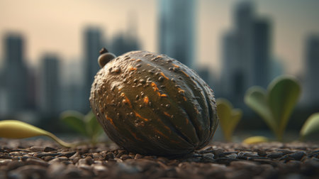 Fresh PAW PAW Fruit illustrationの素材