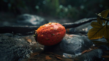 Fresh PAW PAW Fruit illustrationの素材