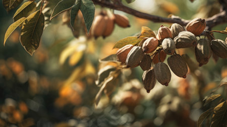 Fresh PAW PAW Fruit illustrationの素材