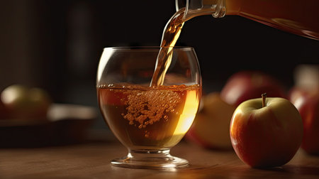 Illustration of various preparations from applesの素材