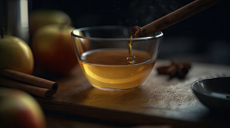 Illustration of various preparations from applesの素材