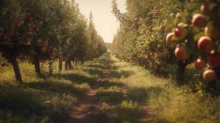 Illustration of various preparations from applesの素材