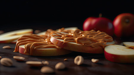 Illustration of various preparations from applesの素材