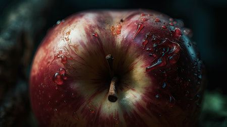 Illustration of various preparations from applesの素材