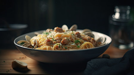 Illustration of pasta preparations that look deliciousの素材