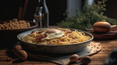 Illustration of pasta preparations that look deliciousの素材