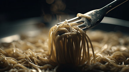 Illustration of pasta preparations that look deliciousの素材