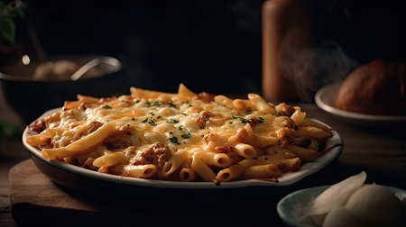 Illustration of pasta preparations that look deliciousの素材