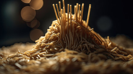 Illustration of pasta preparations that look deliciousの素材