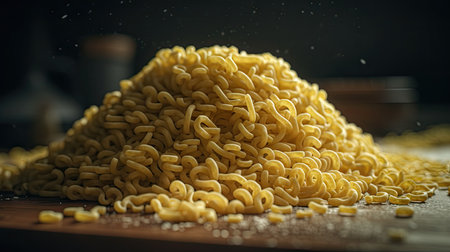 Illustration of pasta preparations that look deliciousの素材
