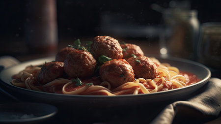 Illustration of pasta preparations that look deliciousの素材