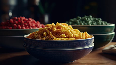 Illustration of pasta preparations that look deliciousの素材