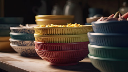 Illustration of pasta preparations that look deliciousの素材