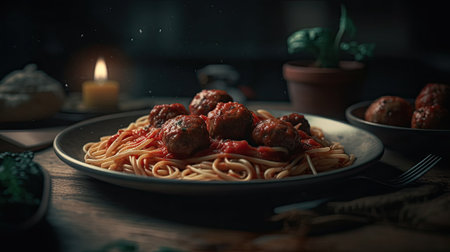 Illustration of pasta preparations that look deliciousの素材