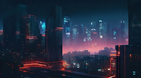 abstract background with building theme with colorful 3dの素材