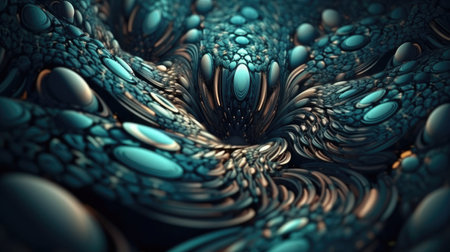 Very unique colorful and 3-dimensional abstract hole illustration, uniqueの素材