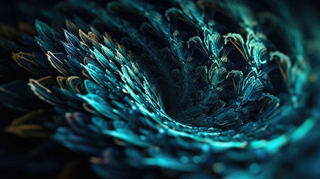 Very unique colorful and 3-dimensional abstract hole illustration, uniqueの素材