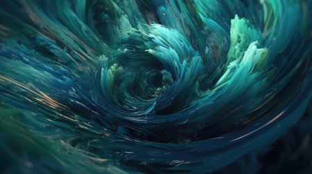 Very unique colorful and 3-dimensional abstract hole illustration, uniqueの素材