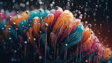 Abstract illustration of a wave-shaped background, uniqueの素材