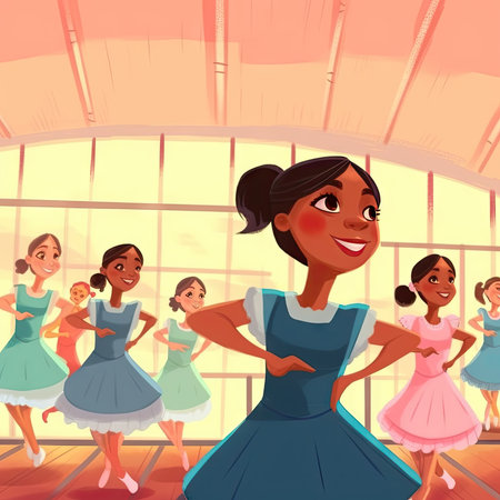 Illustration of children's cartoons in a fun classroom, cartoonの素材