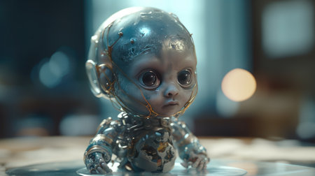 Illustration of a hero character with a baby and child appearance, marvelsの素材