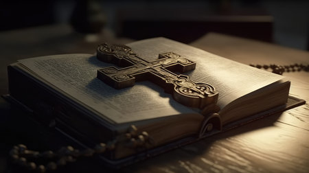 Easter Day illustration with a design commonly used for Easter, crossの素材