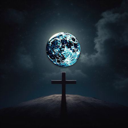 Easter Day illustration with a design commonly used for Easter, crossの素材