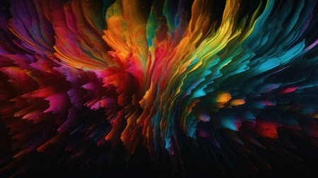abstract color background, computer generated abstract background, 3D renderingの素材