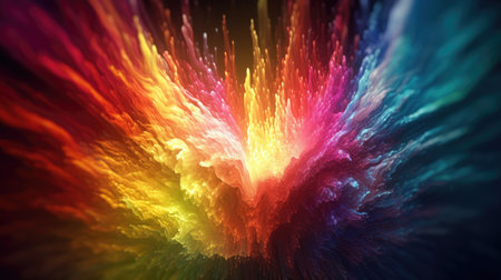 3D surreal illustration. Sacred geometry. Mysterious psychedelic relaxation pattern. Fractal abstract texture. Digital artwork graphic astrology magicの素材