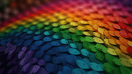 Rainbow abstract background for web design. Colorful rainbow background.の素材
