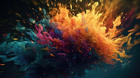 3D surreal illustration. Sacred geometry. Mysterious psychedelic relaxation pattern. Fractal abstract texture. Digital artwork graphic astrology magicの素材