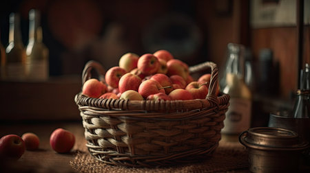 Illustration of various 3D apples with various designs, 3d realisticの素材