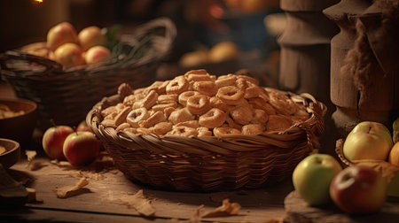Illustration of various 3D apples with various designs, 3d realisticの素材