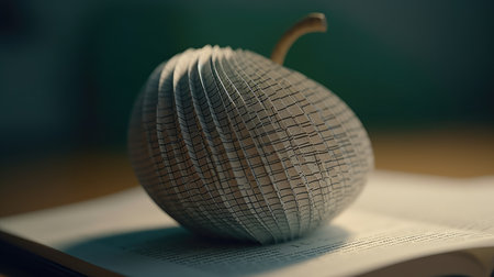 Illustration of various 3D apples with various designs, 3d realisticの素材