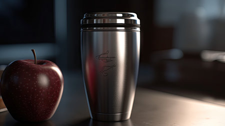 Illustration of various 3D apples with various designs, 3d realisticの素材