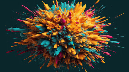 Unique and artful illustrations of various pop art images, 3d realisitcの素材