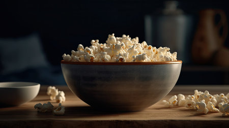 Illustrations of various pop corn images that are unique and look crispy and delicious, 3d realisticの素材