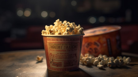 Illustrations of various pop corn images that are unique and look crispy and delicious, 3d realisticの素材