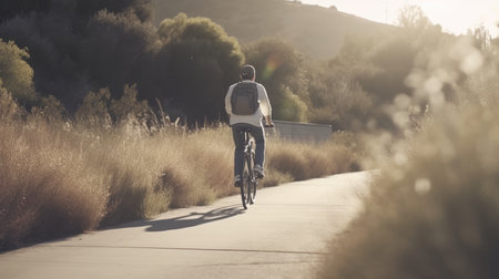 California Day Illustration with Palm Tree, 3d ralisticの素材