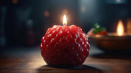 Ilusration of fresh strawberries, 3d realisticの素材