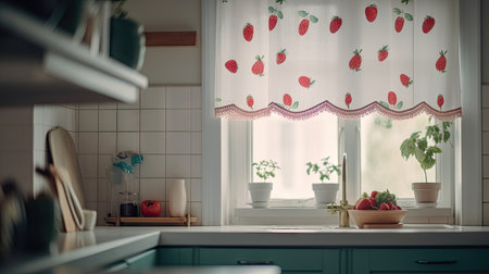 Ilusration of fresh strawberries, 3d realisticの素材