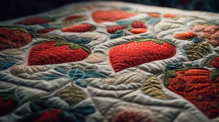 Ilusration of fresh strawberries, 3d realisticの素材