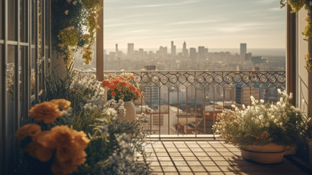 Illustration of beautiful flowers and floral motifs on an item, 3d realisticの素材