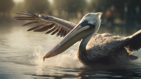 Illustration of the sea and marine life in it, 3d realisticの素材