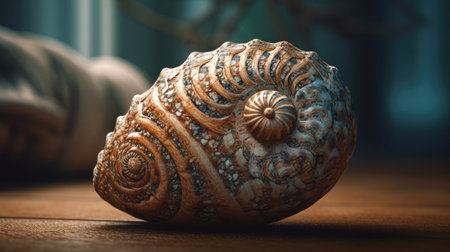 Illustration of the sea and marine life in it, 3d realisticの素材